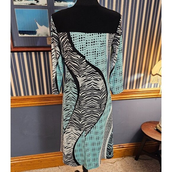 PerSeption Concept Fun Animal Print and Abstract Lightweight & Flowy Dress, S - Picture 3 of 5